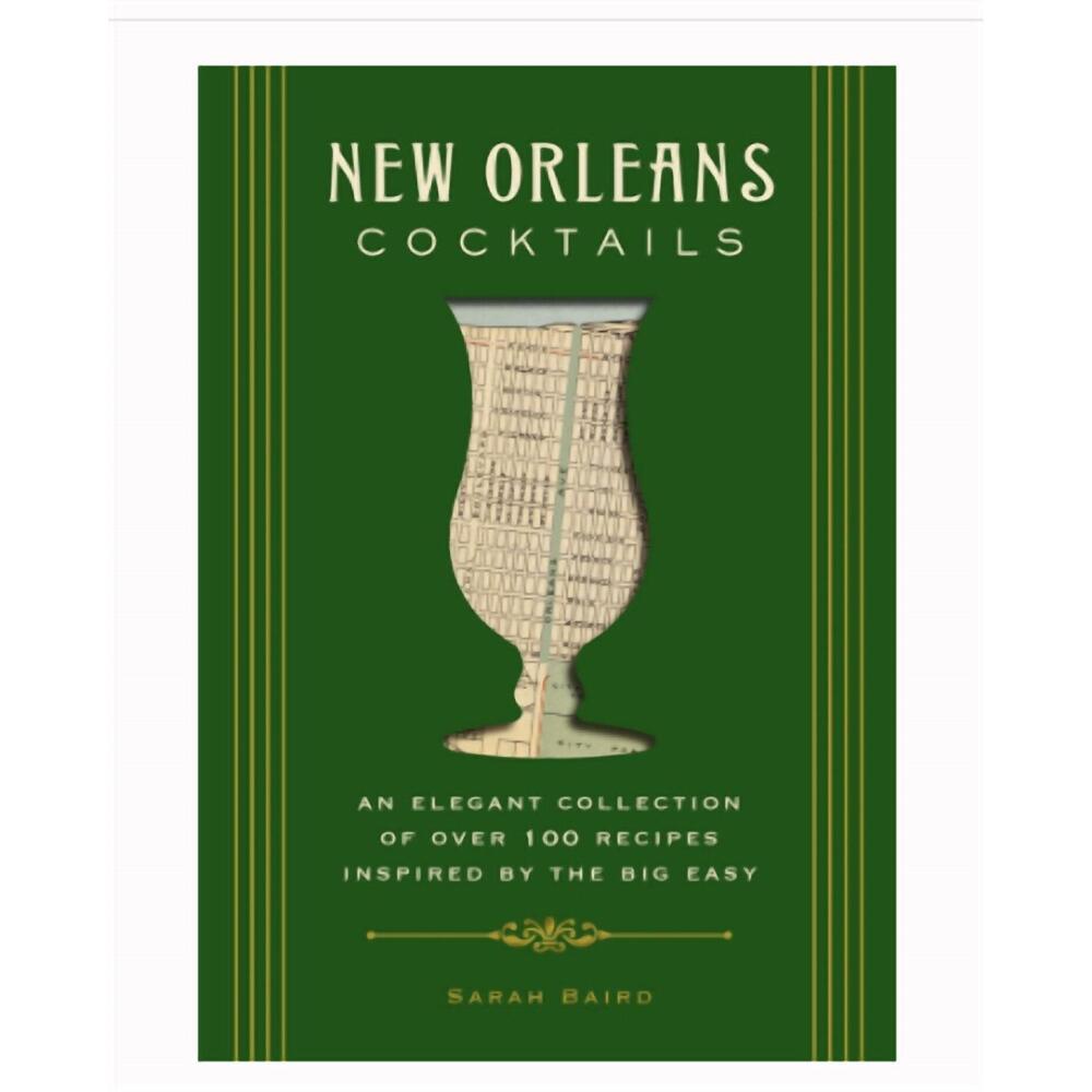 NEW HARPER COLLINS cocktail drinks new orleans recipe book in green